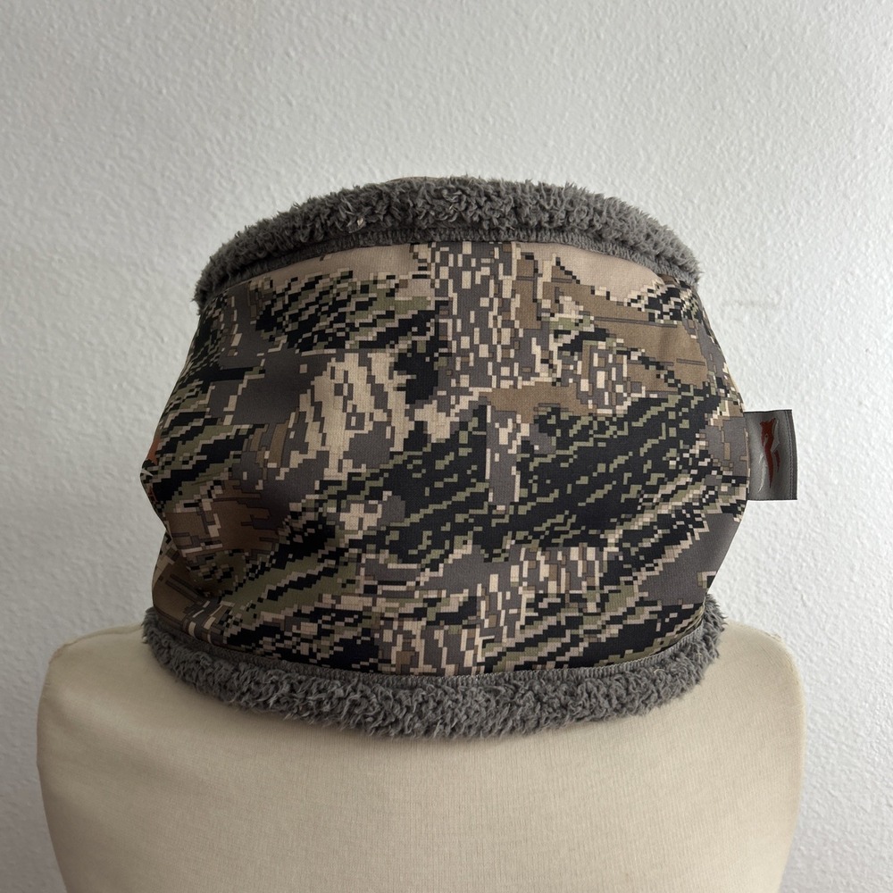 Sitka Gear Neck Gaiter Optifade Elevated II Camo High Fleece Lining OSFA